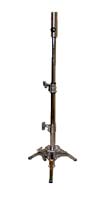 silver Manfrotto adjustable tripod leg stand