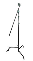 black, silver and green turtle base adjustable stand by Matthews